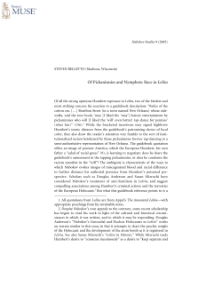 Of Pickaninnies and Nymphets: Race in Lolita
