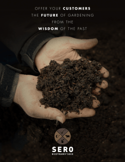 offer your customers the future of gardening from the