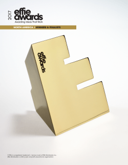 Finalist - Effie Worldwide