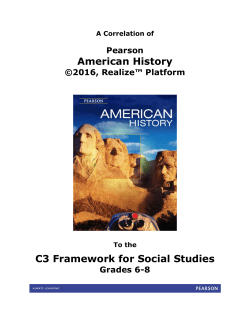 C3 Framework for Social Studies