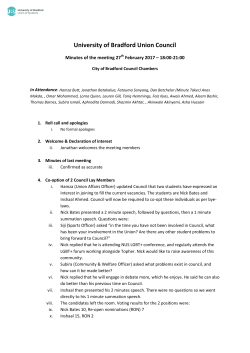 University of Bradford Union Council