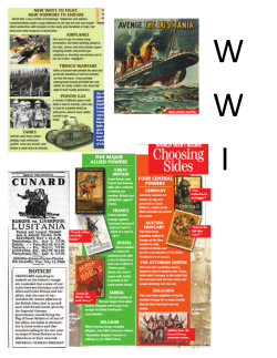 World War I Terms - USII 4b