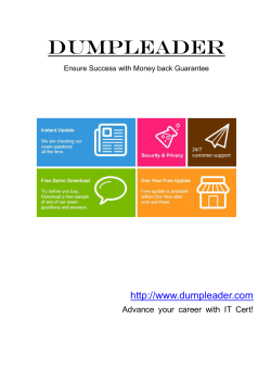 Exam - DumpLeader