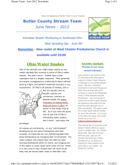 Butler County Stream Team