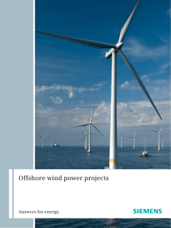 Offshore wind power projects
