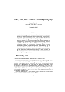 Tense, Time, and Adverbs in Italian Sign Language