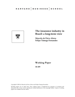 The insurance industry in Brazil