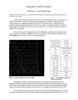 September 5, 2004 Tornadoes - Iowa Environmental Mesonet