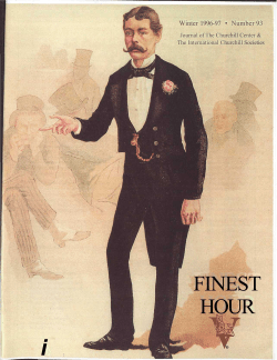 FINEST HOUR - WinstonChurchill.org