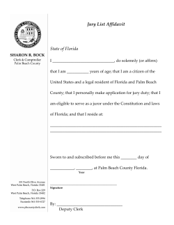 Interoffice Memo - Mypalmbeachclerk.com