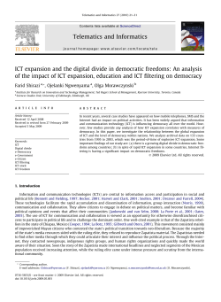ICT expansion and the digital divide in democratic freedoms: An