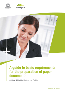 Getting It Right brochure