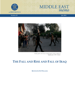 The Fall and Rise and Fall of Iraq