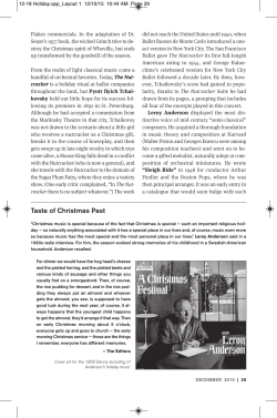 Taste of Christmas Past