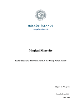 Magical Minority: Social Class and Discrimination in the