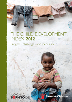 the child development index 2012