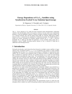 Energy Dependence of Cu L2,3 Satellites using Synchrotron