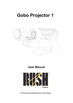 Gobo Projector 1 - Martin Lighting