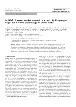 MINOS: A vertex tracker coupled to a thick liquid-hydrogen