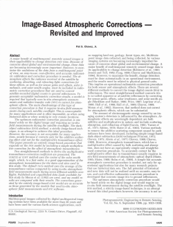 Image-Based Atmospheric Corrections