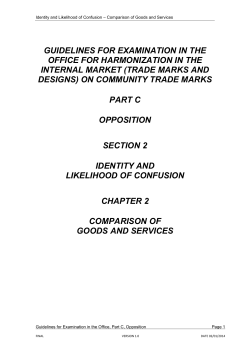 GUIDELINES FOR EXAMINATION IN THE OFFICE FOR