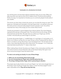 Guitargate 1.8 - Introduction To Chords