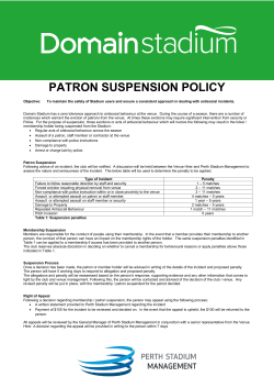 patron suspension policy