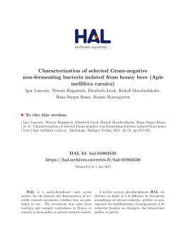 Characterization of selected Gram-negative non-fermenting