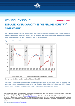 explaing over-capacity in the airline industry