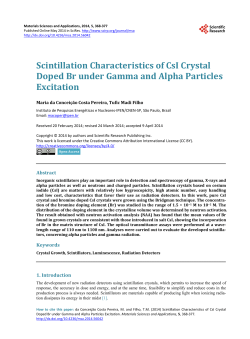 Scintillation Characteristics of CsI Crystal Doped Br under Gamma