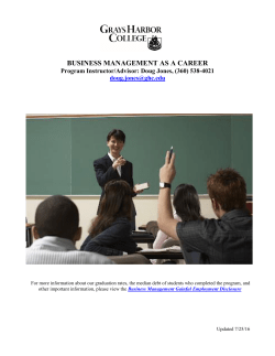 business management - Grays Harbor College