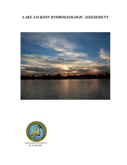 lake jackson hydrogeologic assessment