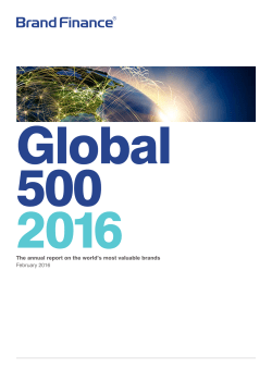 The World`s 50 Most Valuable Brands 2016 by Brand Finance