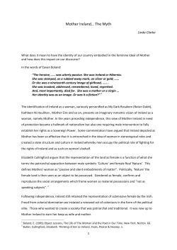 Mother Ireland&hellip; The Myth - ICLO-NLS
