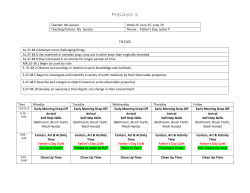 Preschool 3 - Emory Valley Center