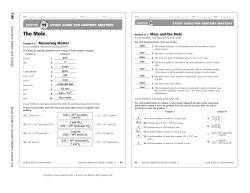 Study Guide for Content Mastery