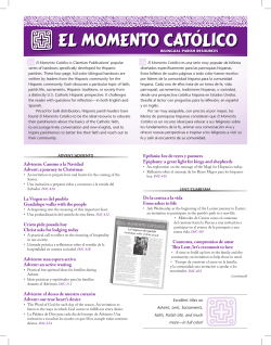 Adviento: Camino a la Navidad Advent: a journey