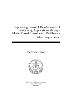 Supporting Seamful Development of Positioning