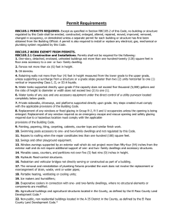 Permit Requirements