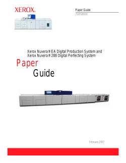 Paper Guide - Xerox Support and Drivers