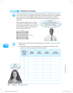 Recall the volume formula V 5 lwh. It may help to create a model of