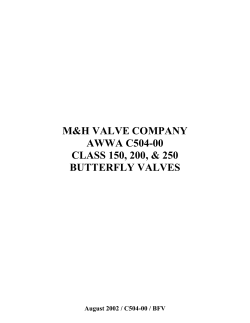 Operation and Maintenance Manual