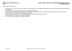 Interview prompts - SCSA - School Curriculum and Standards