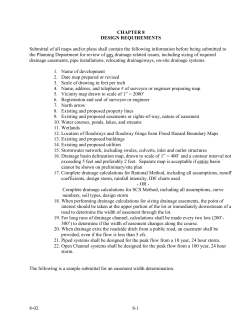8-02 8-1 CHAPTER 8 DESIGN REQUIREMENTS Submittal of all