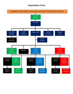 - Sisters - Camp Sherman Fire District