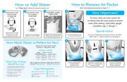 Use as funnel to add water