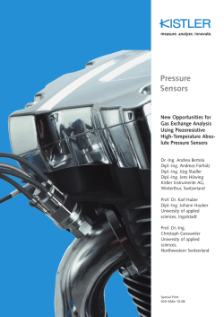 Special Print, Engines, Pressure Sensors