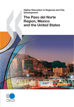 The Paso del Norte Region, Mexico and the United States