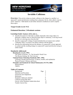 Invisible Collisions - MESSENGER Education