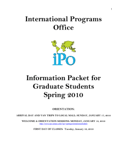 International Programs Office